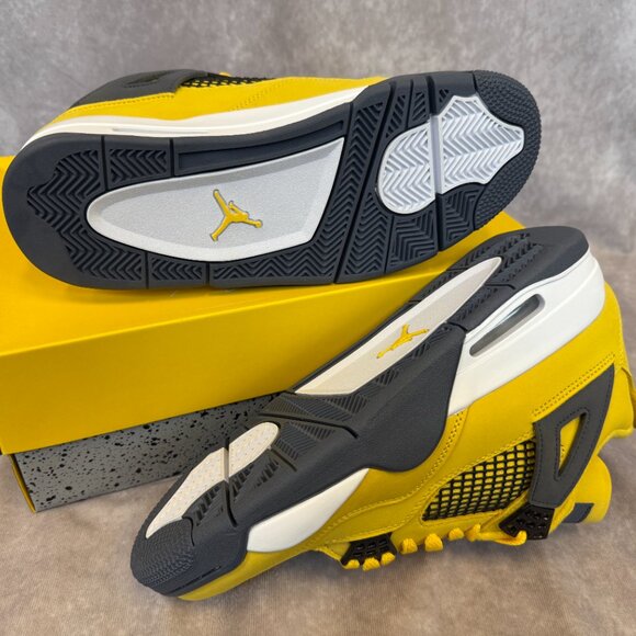 Air Jordan 4 Retro – Tour Yellow / Dark Blue Grey (Men’s Size 9) main image 7